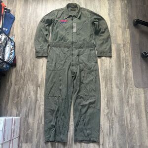 Vintage 50s 60s USAF Auxiliary Air Patrol Type L-1B Flying Suit Size Large
